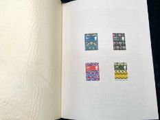 Stamp interest: Black Senator springback album with lots of mint pre-decimal GB stamps - Includes
