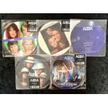 ABBA Interest. Limited Edition ABBA 7 Inch Pictured Vinyls.