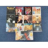 ABBA Interest. A Good Collection of Abba Vinyl Record ( (14 ) In Total.