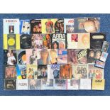 ABBA Interest. Large Box Of ABBA Records / Tapes & CD's.