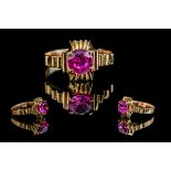 22ct Gold Superb Quality Deep Pink Colou