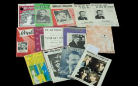 Sheet Music Interest. Large Collection F