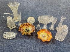 Collection of Glass Ware, comprising an