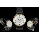Rotary Gents Mechanical Wind 9ct Gold Ca