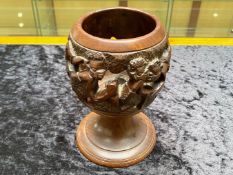North African Carved Goblet continuous f