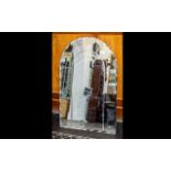 Arched Bevelled Glass Wall Mirror, Measu