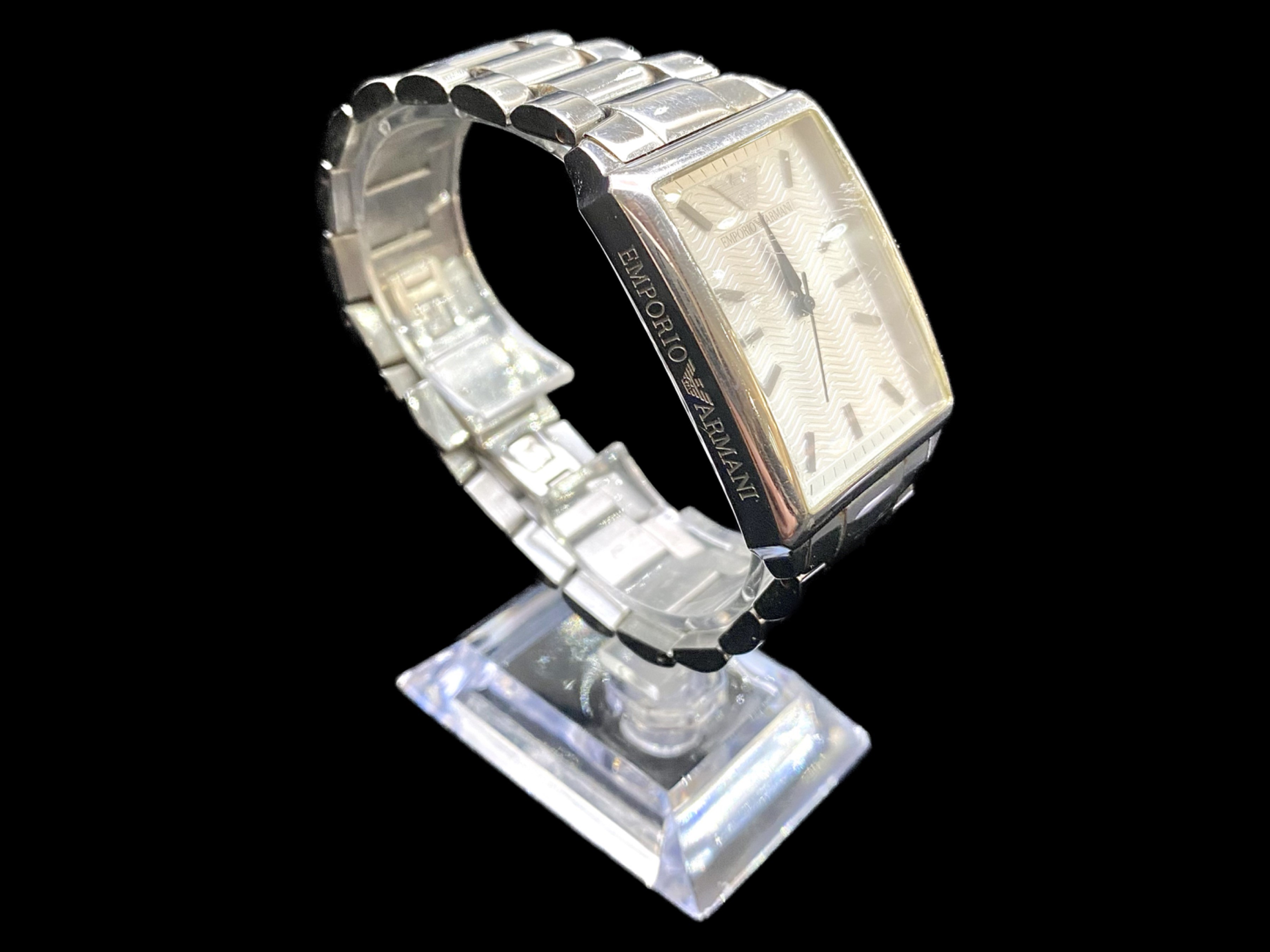 Emporio Armani Gent's Watch, silver tone - Image 3 of 4