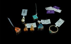 Collection Of 9ct Gold Jewellery All Wit