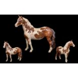 Beswick Hand Painted Pony Figure ' Pinto