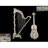 Musical Instrument Interest. 2 Miniature