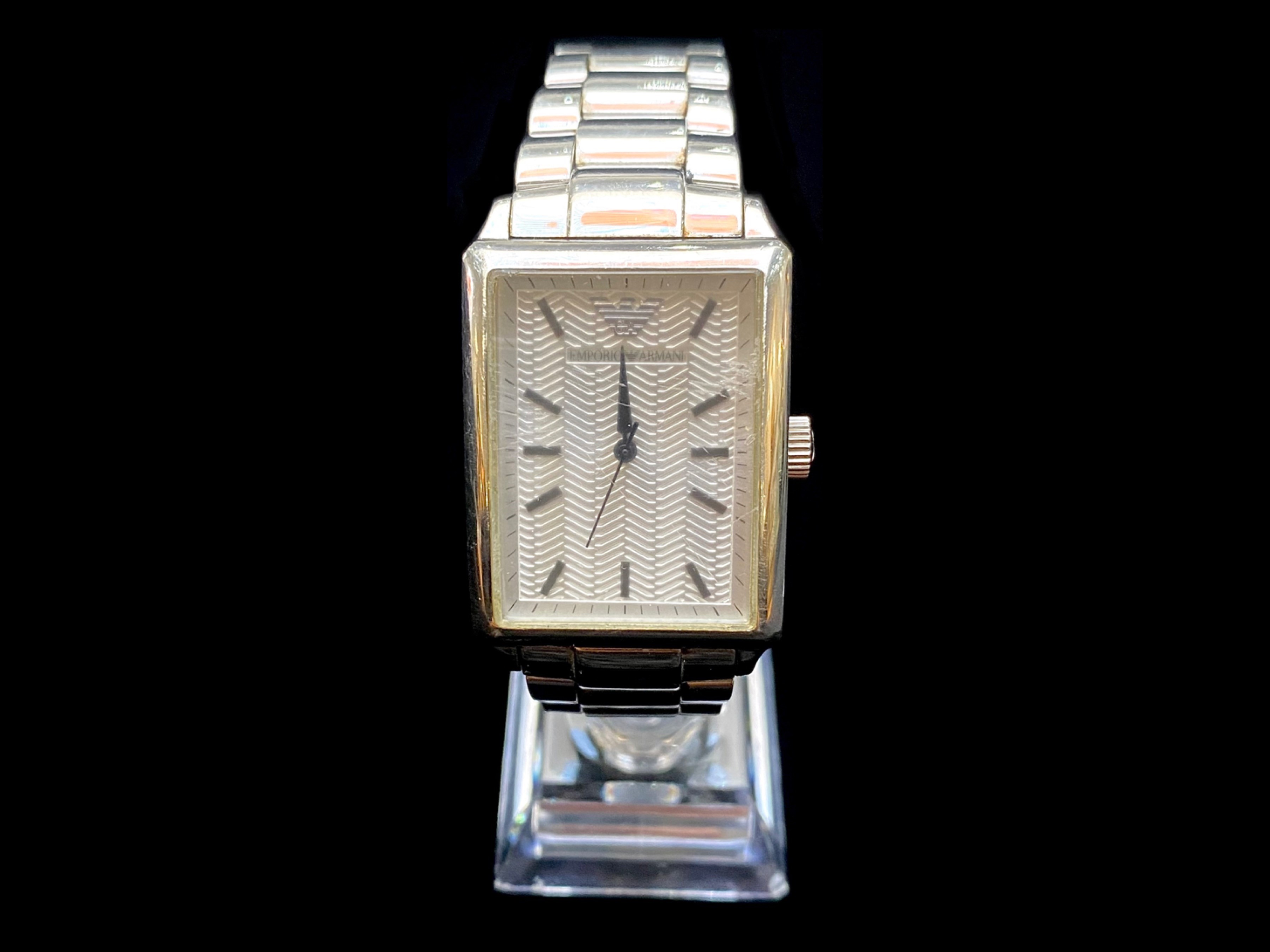 Emporio Armani Gent's Watch, silver tone - Image 2 of 4