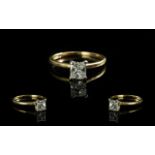 18ct Gold - Superb Quality Single Stone