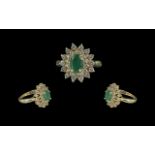 Ladies Superb Quality 14ct Gold Emerald