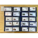 Stamp Interest - Collection of R.N. L.I. First Day Covers, ten albums in slipcases, comprising R.N.