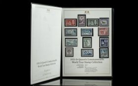 Harrington & Byrne 1953 - 1954 Queen's Commonwealth World Tour Stamp Collection. In Original / As