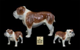Beswick Hand Painted Dog Figure ' Bulldog ' Model 965.
