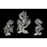 Swarovski S C S 25th Jubilee Limited Edition 2012 Crystal Dragon Figure,