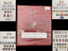 Stamps GB Collection In SG Printed Album Used From 1841 2d x 3 Imperfs - 1 With Maltese Cross Cat