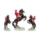 Beswick Hand Painted Rider and Horse Figure ' Huntsman ' Style One, 2nd Version. Model No 868.