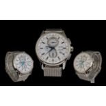 Citizen - Eco Drive Radio Controlled Gents Chronograph Stainless Steel Wrist Watch.