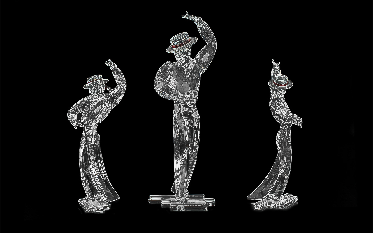 Swarovski S C S Annual Edition 2003 Crystal Figure 'Magic of the Dance' 'Antonio', code no.