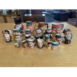 Collection of Toby Character Jugs, various sizes, including Chelsea Pensioner, assorted Monks,