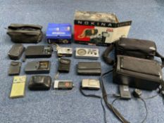 Large Collection of Camera Related Equipment, to include an Olympus FE-300, a Nokina NK3030,