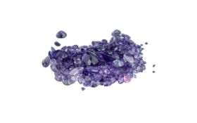 A Collection of Loose Gem Stones -105 carats of amethysts.