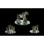 Swarovski S C S Annual Edition 2009 Crystal Figure 'Gorillas' - mother and baby,