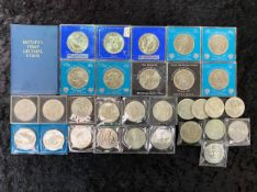 Box of Assorted Royal Commemorative Coins, including Royal Wedding of Prince Charles & Diana,