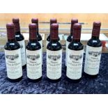 Nine Bottles of Chateau La Croix de Grezard 2012, 375ml, 13%, Lussac-Saint-Emilion, No. 018998.