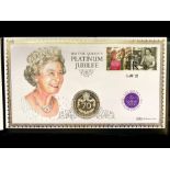 Harrington & Byrne 2022 Queen Elizabeth II's Platinum Jubilee ' Struck on The Day's 'Silver Proof
