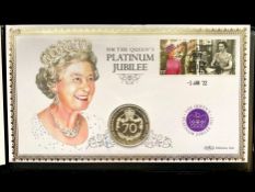 Harrington & Byrne 2022 Queen Elizabeth II's Platinum Jubilee ' Struck on The Day's 'Silver Proof