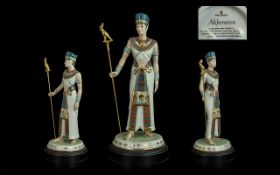 Wedgwood Hand Painted Ltd Edition Numbered Porcelain Figure ' Legends of the Nile ' Akenaten.