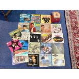 Collection of Albums & Singles, including several Elvis, several Beatles, Buddy Holly, Lulu,
