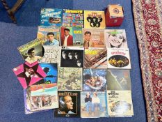 Collection of Albums & Singles, including several Elvis, several Beatles, Buddy Holly, Lulu,