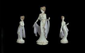 Coalport Ltd and Numbered Edition Hand Painted Porcelain Figure ' Helen of Troy ' Designer David