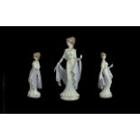 Coalport Ltd and Numbered Edition Hand Painted Porcelain Figure ' Helen of Troy ' Designer David