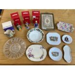 Box of Miscellaneous, to include three Bunnykins figures, a Wedgwood cream jug,