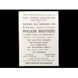 The Walker Brothers Original Ticket - Unused 23.09.
