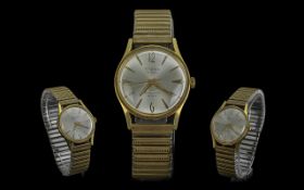 Sekonda - De - Lux 18 Jewel's Gents Mechanical 20 Microns Gold Plated Wrist Watch.
