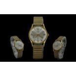 Sekonda - De - Lux 18 Jewel's Gents Mechanical 20 Microns Gold Plated Wrist Watch.