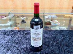 La Reserve D'Angludet 2015 Margaux Red Wine. 75cl bottle of quality wine.