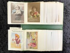 Collection of Vintage Post Cards, mainly greetings, few Blackpool,