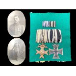 Military Interest - World War I Set of German Medals with Ribbons.