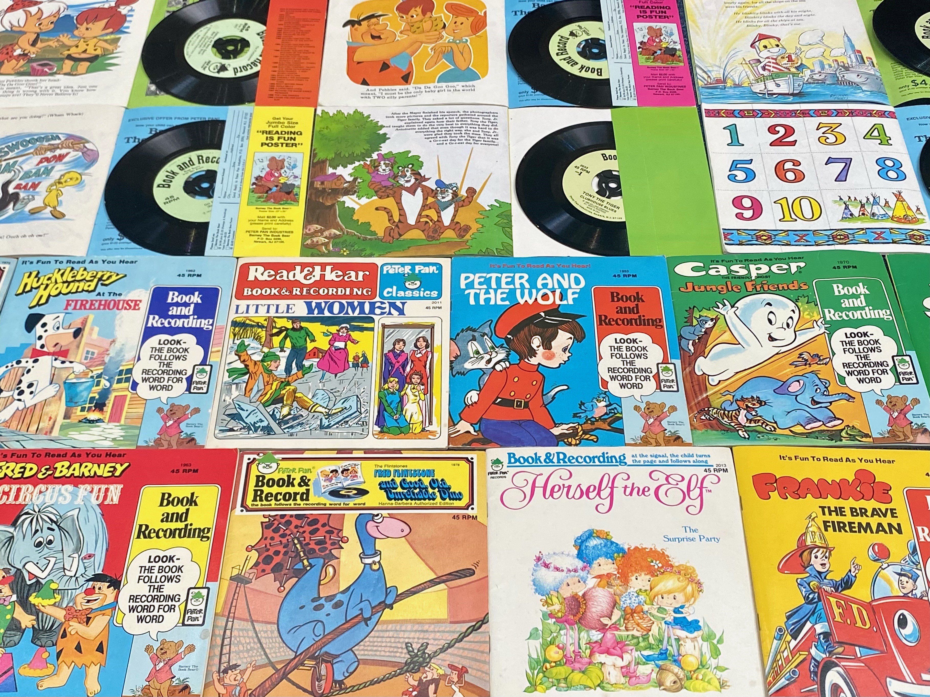 Collection of Childrens 'It's Fun to Read & Hear' Book & 45 rpm Recording Sets, comprising Peter - Image 2 of 2