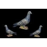 Beswick Hand Painted Bird Figure ' Pigeon ' First Version. Model No 1383A. Issued 1955 - 1972.