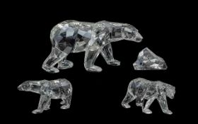 Swarovski S C S Annual Edition 2011 Crystal Figure 'Siku - Polar Bear, designed by Anton Hirzinger,