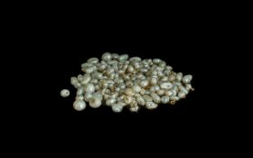A Collection of Loose Baroque Pearls approximately 86 carats.