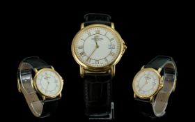 Raymond Weil Gent's 18ct Gold Plated Quartz Wrist Watch with sapphire crystal glass,